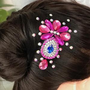 社交ダンス 競技ダンス ヘアアクセサリー 髪飾り ヘア飾り ラテン