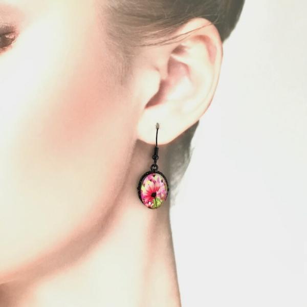ピアス フックピアス バラピアス フラメンコ フックピアス レディース ジュエリー デザインピアス ...
