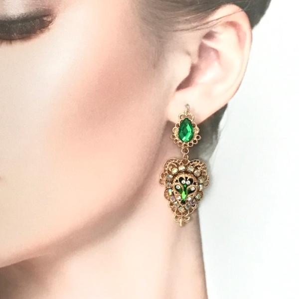 雫 ピアス ラインストーンピアス しずく 衣装ピアス アクセサリー 舞台衣装 ステージ衣装 ダンス衣...