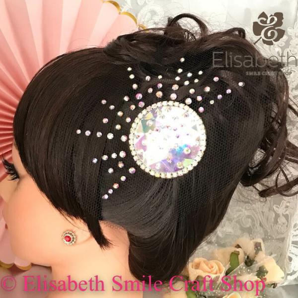 社交ダンス 競技ダンス ヘアアクセサリー 髪飾り ヘア飾り ラテンドレス 舞台衣装 ステージ衣装 ダ...