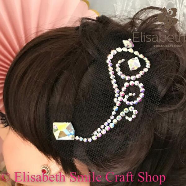社交ダンス 競技ダンス ヘアアクセサリー 髪飾り ヘア飾り ラテンドレス ジュエリー アクセサリー ...