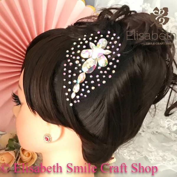 社交ダンス 競技ダンス ヘアアクセサリー 髪飾り ヘア飾り ラテンドレス 舞台衣装 ステージ衣装 ダ...