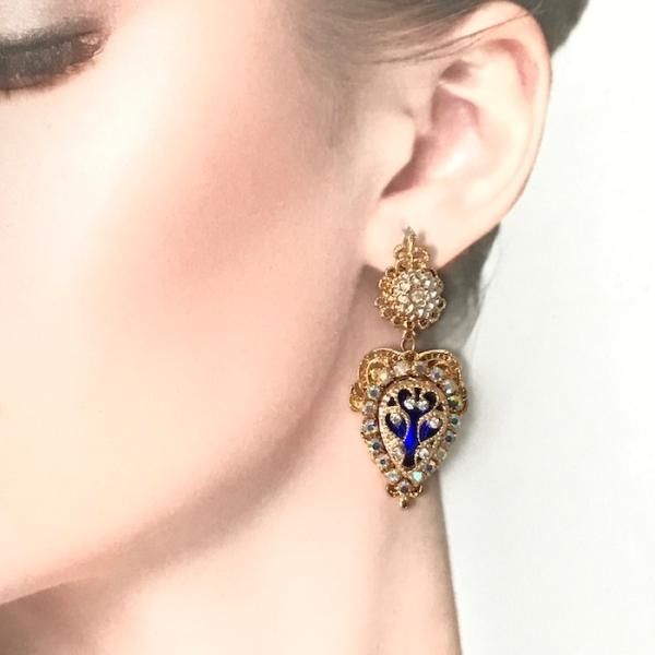 雫 ピアス ラインストーンピアス しずく 衣装ピアス アクセサリー 衣装ステージ 衣装 舞台衣装 ダ...