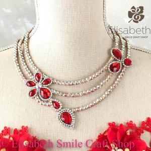 社交ダンス ネックレス ダンス衣装アクセサリー ゴージャス 豪華