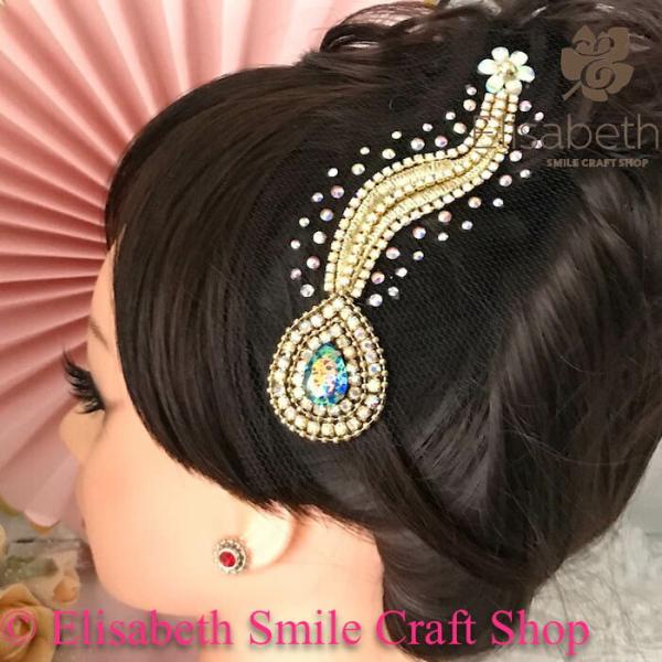 社交ダンス 競技ダンス ヘアアクセサリー 髪飾り ヘア飾り ラテンドレス ジュエリー アクセサリー ...