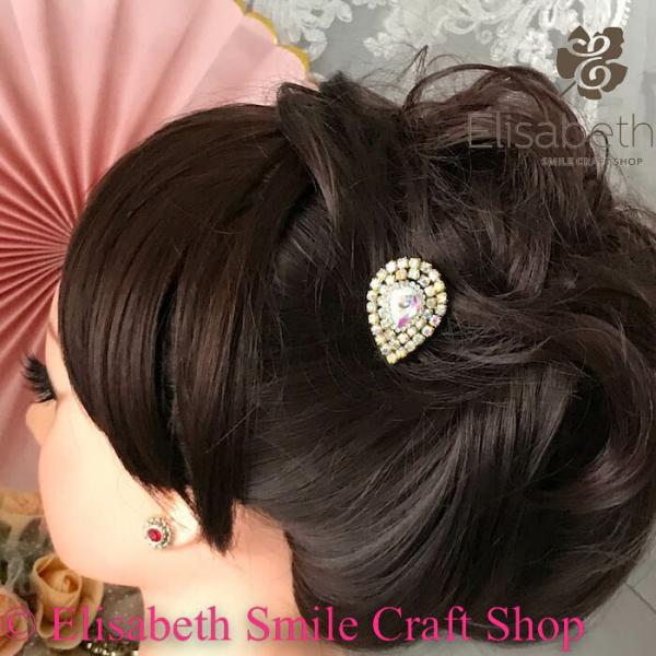 社交ダンス 競技ダンス ヘアアクセサリー ヘアピン ダンスヘア 髪飾り Uピン髪飾り ヘア飾り ラテ...