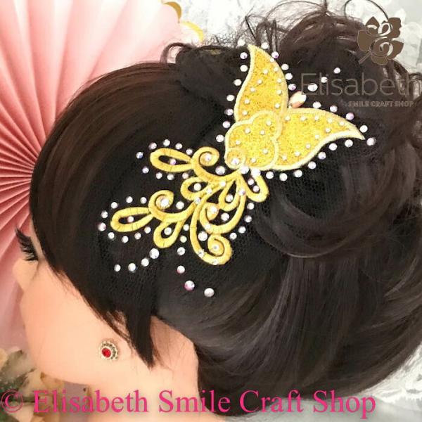 ヘアアクセサリー 髪飾り ヘア飾り 舞台衣装 ステージ衣装 ダンス衣装 社交ダンス フィギア衣装 競...