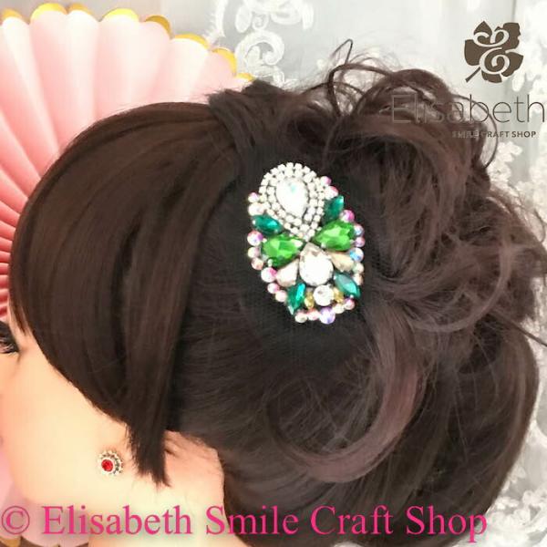 社交ダンス 競技ダンス ヘアアクセサリー 髪飾り ヘア飾り ラテンドレス ジュエリー アクセサリー ...