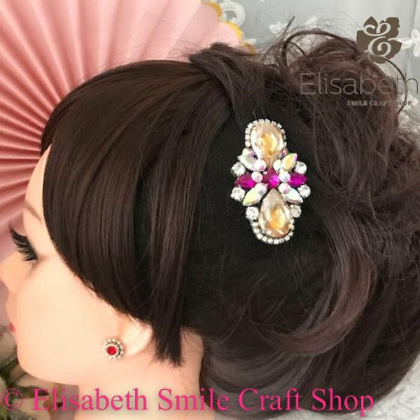社交ダンス 競技ダンス ヘアアクセサリー 髪飾り ヘア飾り ラテンドレス ジュエリー アクセサリー ...