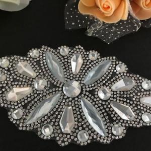 ラインストーンモチーフ フラワー 花シート ク...の詳細画像1