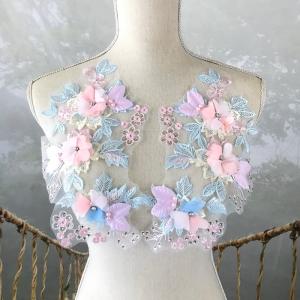 モチーフ 花 立体的 新体操 衣装モチーフ レ...の詳細画像1