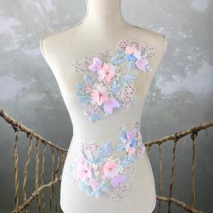 モチーフ 花 立体的 新体操 衣装モチーフ レ...の詳細画像3