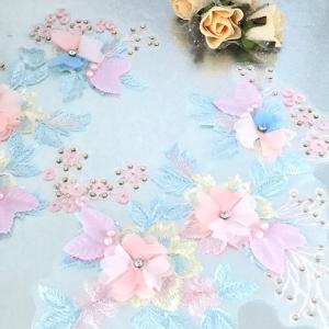モチーフ 花 立体的 新体操 衣装モチーフ レ...の詳細画像4
