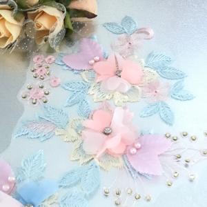 モチーフ 花 立体的 新体操 衣装モチーフ レ...の詳細画像5