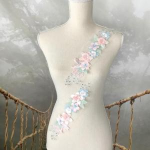 モチーフ 花 立体的 新体操 衣装モチーフ レ...の詳細画像4