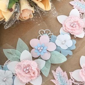 モチーフ 花 立体的 新体操 衣装モチーフ レ...の詳細画像5