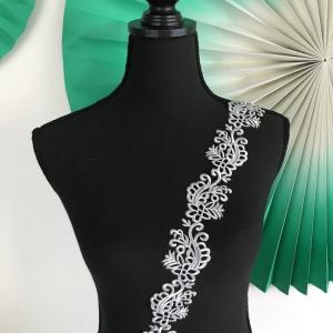 レース アップリケ アイロン用 シルバー 衣装...の詳細画像4