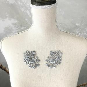 シルバー レオタード バトン 花 モチーフ ワ...の詳細画像5