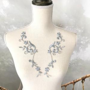 花柄 貼り付け 新体操 レオタード モチーフ ...の詳細画像3