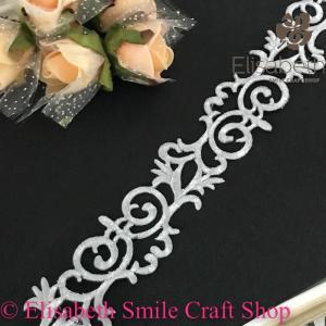 アイロン用 シルバー 衣装 刺繍ワッペン ブレ...の詳細画像5