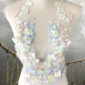 モチーフ バラ模様 花柄 カラフル パステル系...の詳細画像1