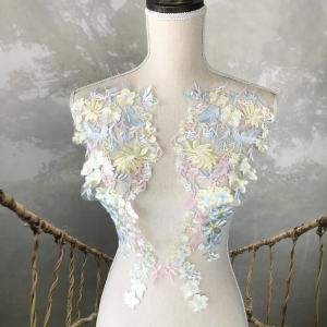 モチーフ バラ模様 花柄 カラフル パステル系...の詳細画像3