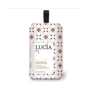 Lucia（ルシア） シアバターソープ　No.1 リンシードフラワー＆ゴートミルクShea Butter Soap GOAT MILK & LINSEED｜elise