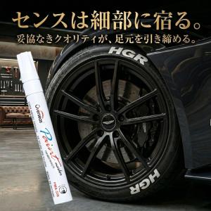 タイヤマーカー ホワイト 4本セット 車・バイ...の詳細画像2