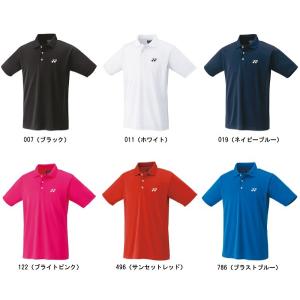 YONEX ポロシャツ ヨネックス ゴルフ テニス バドミントン シャツ 半袖 10800 日本バドミントン協会審査合格品 2023年モデル｜ELIX SPORTS