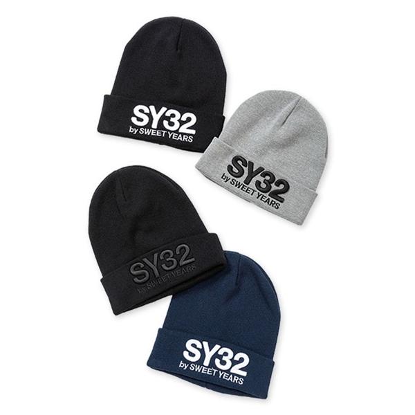 SY32 ニット帽 3Dロゴ COOL MAX 3D LOGO KNIT CAP 送料無料 フリーサ...