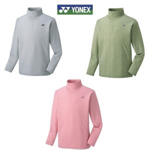 YONEX ピンク 長袖ハイネックシャツ　ゴルフ YONEX メンズ 長袖 ハイネック シャツ ゴルフ ヨネックス GWF1599