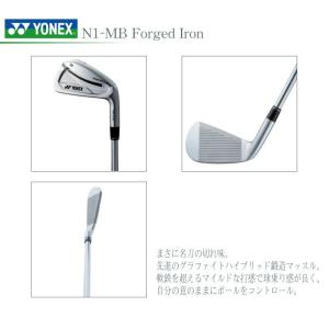 ヨネックスゴルフ YONEX GOLF N1-CB Forged Iron N1-CBフォージドアイアン 単品アイアン #3#4 スチールシャフト｜elix-golf