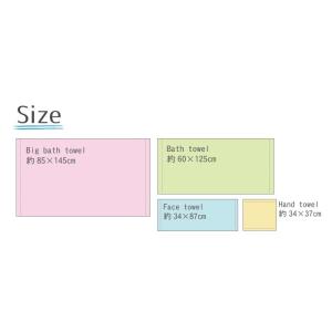フェイスタオル 2枚 ハンドタオル 1枚 ガー...の詳細画像5
