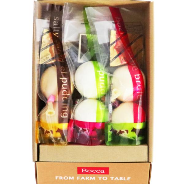 北海道/BOCCA 牧家プリン三昧 (3) 3種類×2個（全６個）牧家の２個入プリン３本セット