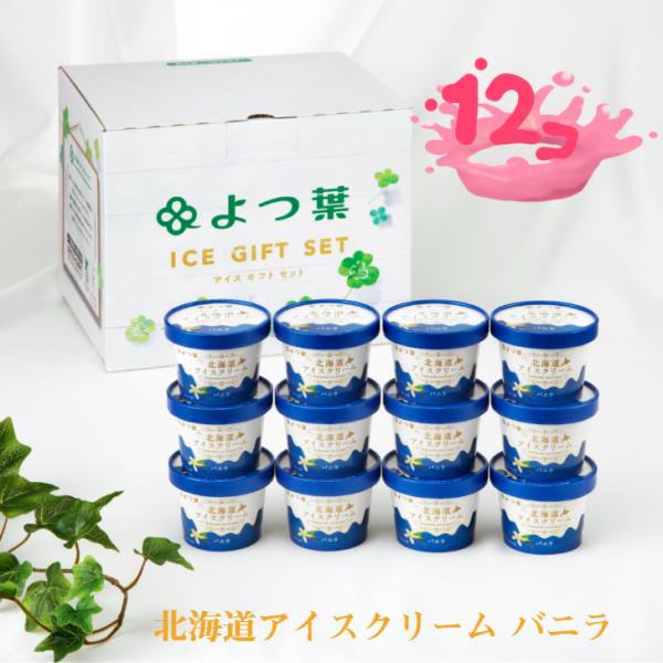 送料無料 北海道 十勝 よつば よつ葉乳業 バニラ アイスクリーム
