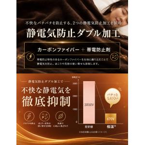 毛布 極温 シングル 暖かい 秋 冬 ブランケ...の詳細画像5