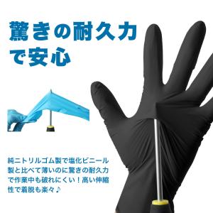 ニトリル手袋 50枚 食品用 食品衛生法適合 ...の詳細画像5