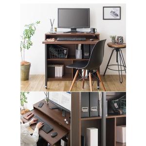 パソコンデスク PCデスク 90cm幅 スリム...の詳細画像2