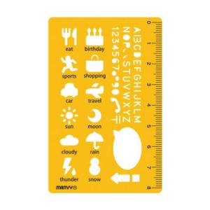 カードサイズテンプレート　アクション(Action) 8822-831