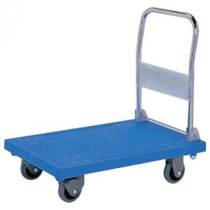 三甲　サンコー　静か台車クリーンSM(オリタタミ)　805408-10　ブルー