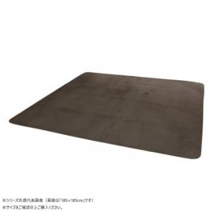 大島屋 フランネルラグ ビエンII 200x240 ブラウン