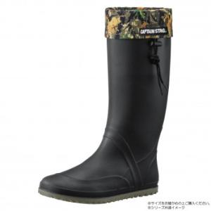 福山ゴム工業　長靴　キャプテンスタッグ　CS-05　ブラック　M　ER71900