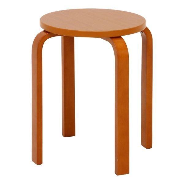 スツール おしゃれ 木製 北欧 安い 丸椅子 キッズ スリム 丸 高さ45センチ 小さい 低い 6脚...