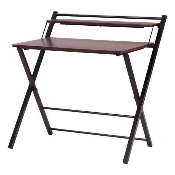 パソコンデスク スリム コンパクト 棚 折りたたみ 90 デスク 子供 ハイタイプ PCデスク シン...