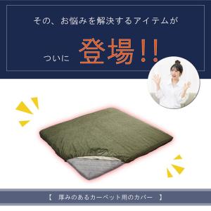 ラグ カバー こたつ敷き布団 長方形 撥水 洗...の詳細画像3
