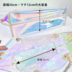 プールバッグ 女の子 小学生 中学生 クリアバ...の詳細画像5