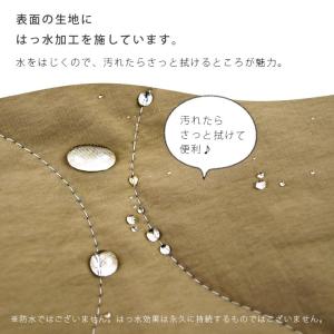 エプロン はっ水キルト 冬用 裏ボア あたたか...の詳細画像4