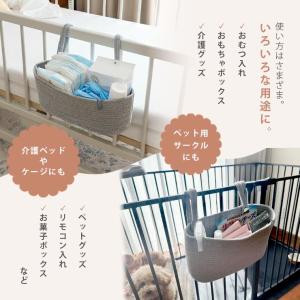 吊り下げ 収納ボックス コットンロープ ハンギ...の詳細画像4