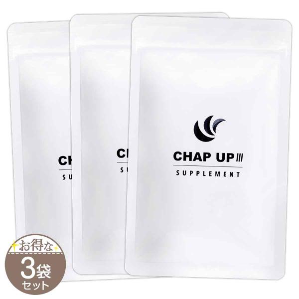 【 3袋セット 】 チャップアップ CHAPUP サプリメント 約30日分 ( 300mg×120粒...