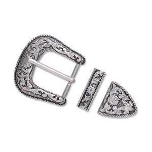 【USA直輸入】tandy LEATHER製 レザークラフト材料 革 道具 金具 3ピースバックルセ...